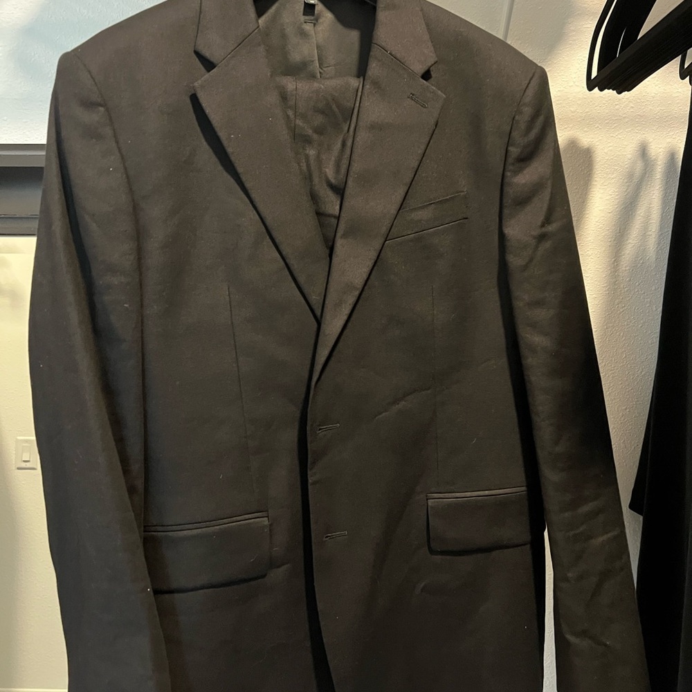 Express Men’s Classic Black Blazer and pants
